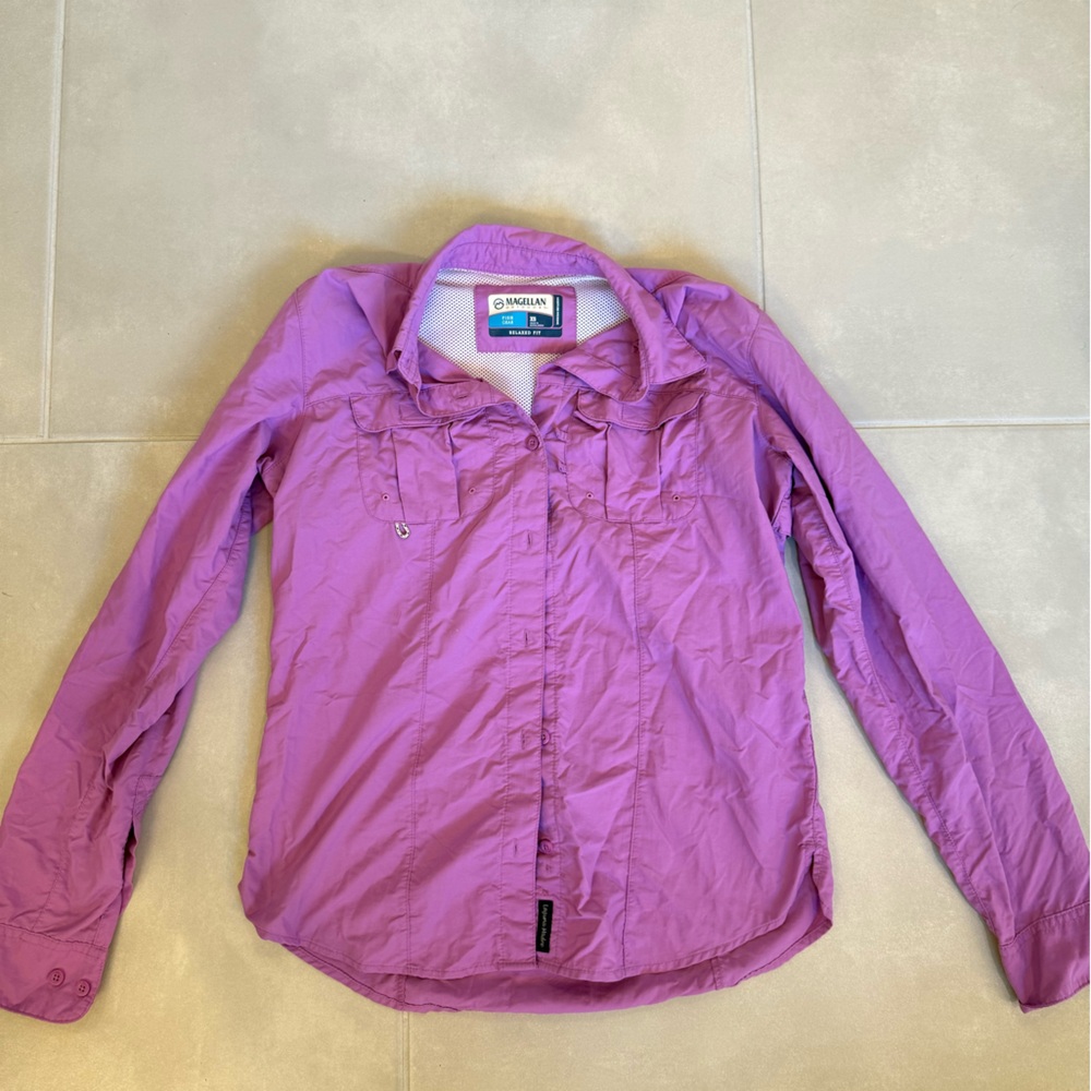 Magellan Outdoors Lavender Relaxed shirt